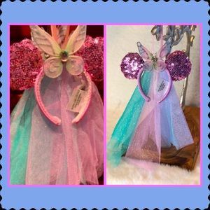 Disney Parks Princess Butterfly Mini Ear Headband Christmas Ornament